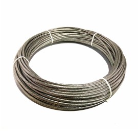SOUTHERN SNARES T304 Stainless Steel Cable 1x19 3/32" High Quality Korean Made Stainless Cable  - 100'