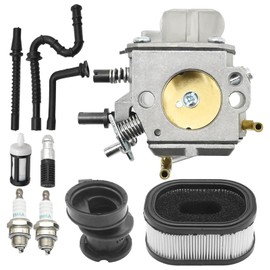 SYOWADA 1128 120 0625 Carburetor Kit with Air Filter Fuel Filter Spark Plug, Replacement for Stihl 044 046 MS440 MS460 MS 440 460 Chainsaw Parts