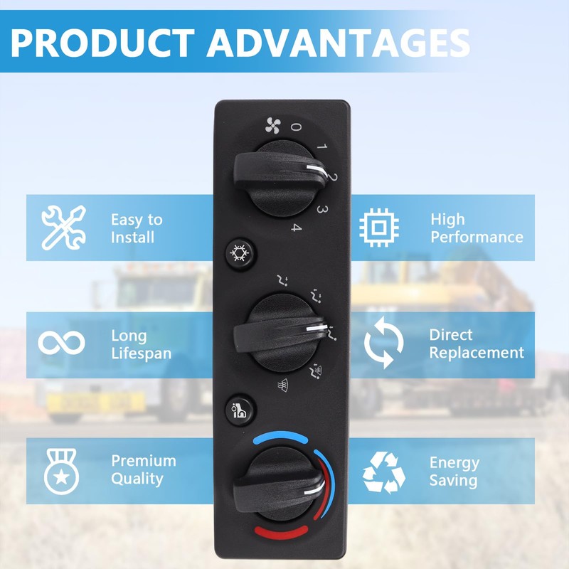 Q21-6119 HVAC A/C Heater Climate Control Module Panel Switch Compatible