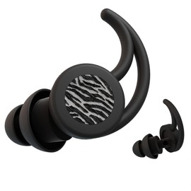 Thone X Earplugs 20 dB Damping Hearing Protection for Concerts,Festivals, Parties and Musicians - Unique Membrane Filter for a Better Listening Experience X Earplugs in Your Own Style, X-Animal Zebra