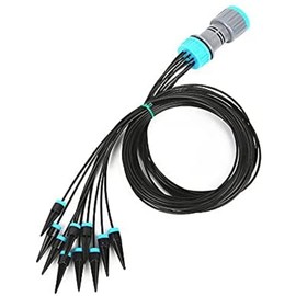 Watering, Automatic Water Supply, Gardening Water Supply, Drip Nozzle, 10 Points Simultaneous Watering, For Watering Pots and Planters, Gardening, Home Gardening (Nozzle, Hose)