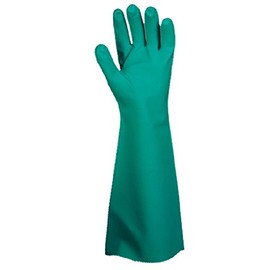 Cordova Safety Products 4522L Premium Unlined 18" Nitrile Gloves with Enhanced Grip, Large
