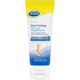 Scholl Rich Foot and Nail Cream - Ideal for Rough and Very Dry Feet - with Urea and Vitamin Complex - Increases Moisture Content - 75 ml