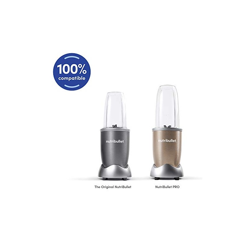 NutriBullet Flip Top To-Go Lid (set of 2),Grey, .25 Lbs