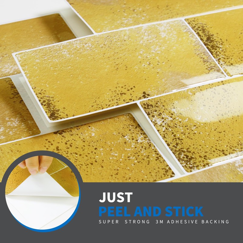 Artemuro Upgraded Peel and Stick Back Splashes - 10 Sheets