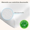 WhizProducts Fitted Sheet with Integrated Mattress Protector 70 x 140