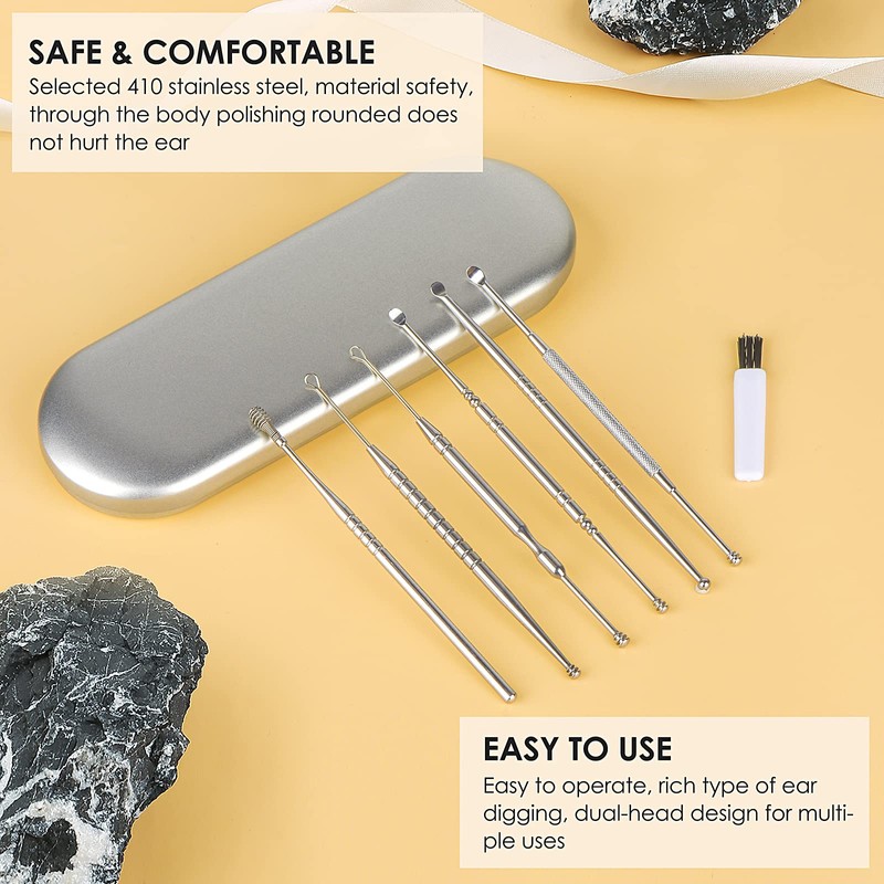 Ear Cleaning Kit,Safe Ear Wax Removal Tool,Earwax Removal Kit,Easy to