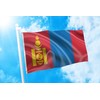 DMSE Mongolia Flag 3X5Ft Foot 100% Polyester 100D Flag