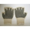Cordova 3856L Standard Weight Gloves, Fingerless, Natural, Poly/Cotton Machine Knit,