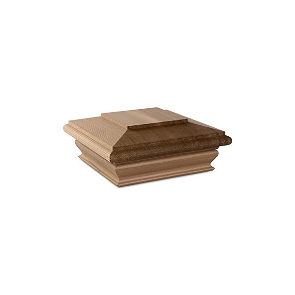 Woodway Flat Top Post Cap, fits 4.5" Post, in Premium