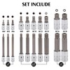 MIXPOWER 20PCS 1/4", 3/8", 1/2" Drive Spline Tip Bit Socket