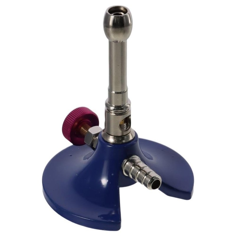 Fudeshe Bunsen Burner Single Tube Threaded Needle Valve Gas Regulator