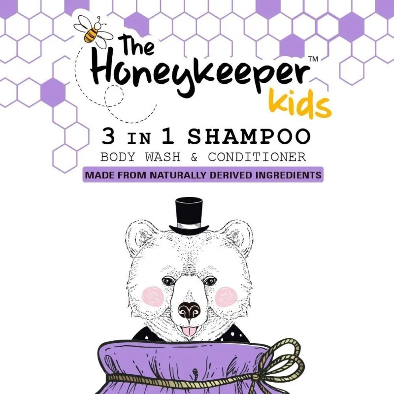 Shampoo 3 En 1 The Honeykeeper Lavanda Y Miel 414