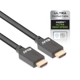 Club 3D Cable HDMI 2.1, ultra alta velocidad 48 Gbps, 5 m/16.4 pies, cable certificado HDMI, 4K 120Hz y 8K 60Hz, M/M (CAC-1375)