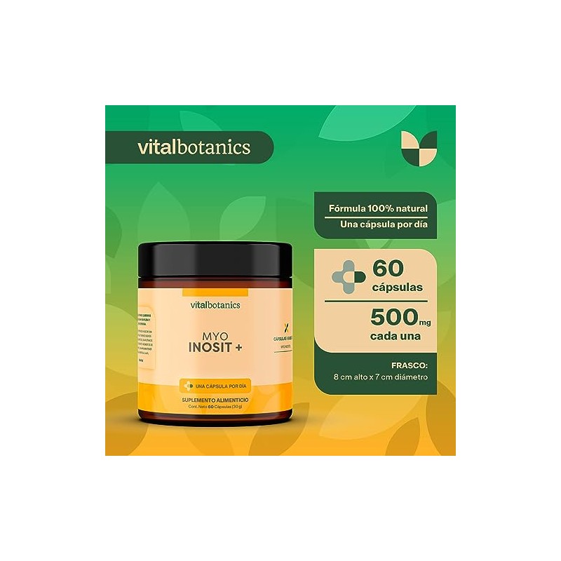 Myo Inositol para Hombre y Mujer VITAL BOTANICS