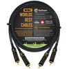WORLDS BEST CABLES 0.5 Meter RCA Cable Pair - Gotham