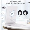 Espejo Para Maquillaje Con Luz Y Espejos Portatil Recargable