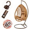 HANABASS Eggs Chair Hanging Kit, Heavy Duty Hammock Hanging Springs,