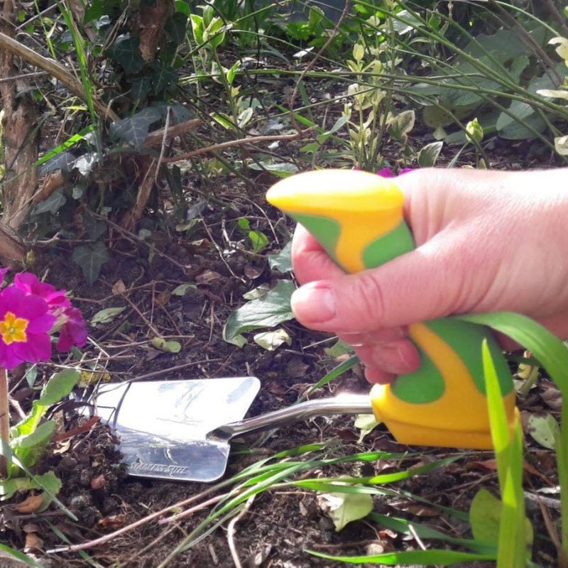 PETA Easi-Grip Garden Tools, Garden Trowel Hand Tool, Ergonomic Grip