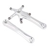Aluminium Alloy Single Speed Crankset, 110 BCD Crank Arms for