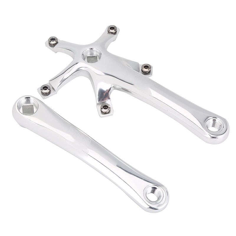 Aluminium Alloy Single Speed Crankset, 110 BCD Crank Arms for