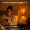 L LOHAS LED Night Light, Amber Candle Night Lights Plug