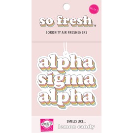 Alpha Sigma Alpha - Retro Air Freshener - 2/Pack