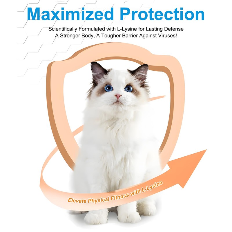 ALIVO L-Lysine for Cats, Lysine Powder for Cats Support Immune