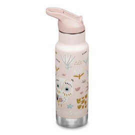 Klean Kanteen - Classic Kids Bottle with Seal Sport Lid 355ml Pink Owlet