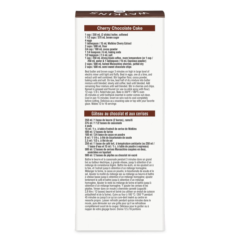 Watkins Cherry Extract with Other Natural Flavors, Non-GMO, Kosher, 59ml,