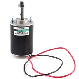 12/24V 30W High Speed CW/CCW Permanent Magnet DC Motor For DIY Generator(24V 7000 rpm)