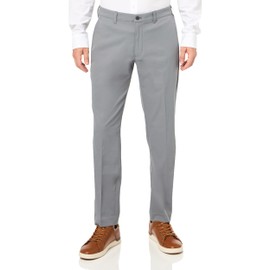 PGA TOUR Men’s Golf Performance Pants with Active Waistband, Classic Fit, Solid Stretch Fabric, Moisture-Wicking, Sun Protection , Quiet Shade, 38W x 32L