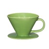 Hasamiyaki Common 26028 Coffee Dripper Green, Diameter 5.3 inches (13.5