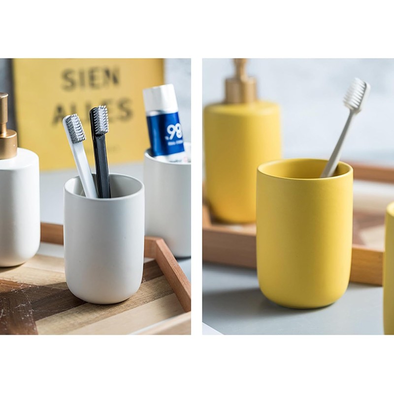 Accesorios de baño gris – Set de 4 piezas PATOFIN
