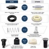 Garbage Disposal Air Switch Kit Single Outlet Sink Top Waste