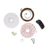 Cancanle Recoil Starter Pulley Handle Grip Rope Spring Pawl Kit
