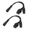 Power Cord Splitter Adapter IEC 320 C14 to IEC320 C19