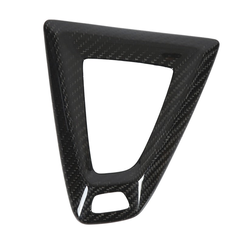 Gear Shift Panel Frame Carbon Fiber Shifter Cover Replacement for