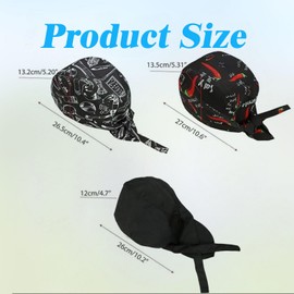 Amazleer 4 Pcs Unisex Chef Hat Elastic, Fashion Chef Bandana Hats, Chef Cap Adjustable for Men Women, Kitchen Hat Professional for Restaurant, Hotel, Catering (UK, Alpha, One Size, Multicolor)