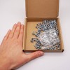 SKIR'CO (Pack of 100) Galvanised Steel 4.0 x 16mm Wood