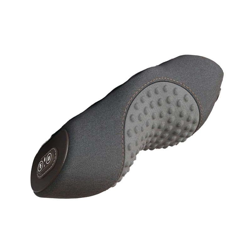 Heated Neck Support Pillow Massaging Memory Foam Breathable Cylinder Heated