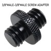 LRONG 2Pcs 3/8 inch Male to 3/8 inch Male Threaded