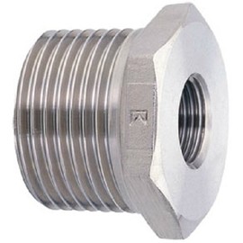 KITZ Stainless Steel Threaded Pipe Fitting [SCS14A] "Different Diameter Bushing" KITZ-PBM(3) 3/4B [20A] (3/4 x 1/4)