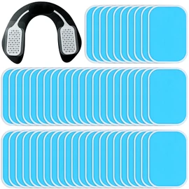 Hungdao 100 Pcs 50 Packs Gel Pads for ABS Stimulator ABS Trainer Replacement Gel Sheet ABS Pads Muscle Stimulator Pads for Abdominal Muscle Trainer AB Workout Toning Belt
