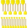 30-Piece Sponge Dab Brush Set, Round Sponges Dab Brush Set