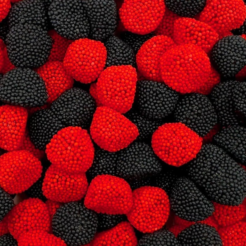 iLike! Red and Black Berries Gummy Candy, 1-Pound Bag