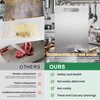 3 Pack, 100% Pure Titanium Cutting Board - Non-Slip Kitchen