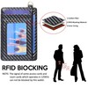 Badiya Slim Minimalist Front Pocket Wallet RFID Blocking Credit Card