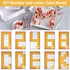 Large Aluminium Baking Mould Numbers DIY Baking Mould Numbers and