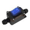 Jecdfs Inline Cable Switch Waterproof Rocker Switch DPST 20A-12VDC/16A-24VDC/20A-125VAC/16A-250VAC IP66